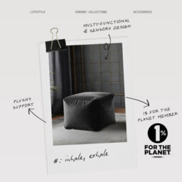 Kosi Atelier Kosiatelier Bean Bag Velvet Footstool Ottomona Cube Pouf Chair Pouffe, Polystyrene Beads Filled - Black, 35Cm X 35Cm X 35Cm - thumbnail 8