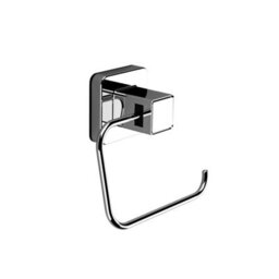 Showerdrape Pushloc Chrome Steel Suction Wall Mounted Toilet Roll Holder With Mounting Square - thumbnail 6