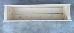 Ruddings Wood Large Garden Planter Trough Flower Box Natural Fully Assembled 900mm - thumbnail 4