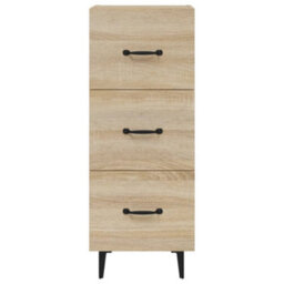 Berkfield Classic Sideboard Sonoma Oak 34.5X34X90 Cm Engineered Wood - thumbnail 5