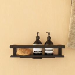 Cosmic Bathroom Shelf, Bathroom Organizer,  Matt Black , Architect S+ Collection - thumbnail 3