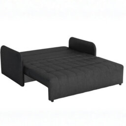 Viva Grand Iv Sofa Bed With Sleeping Function And Bedding Storage Freestanding Upholstered Back 165 98 85Cm Brown - thumbnail 4