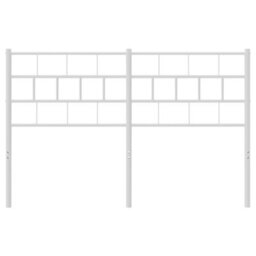 Berkfield Metal Headboard White 135 Cm - thumbnail 3