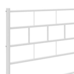 Berkfield Metal Headboard White 135 Cm - thumbnail 6
