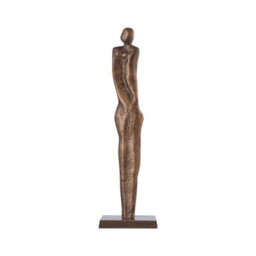 Vanity Living 46Cm Bronze Metal Aluminium Sculpture Modern Abstract Decorative Statue For Living Room, Office & Home Decor - thumbnail 4