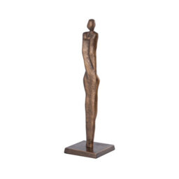Vanity Living 46Cm Bronze Metal Aluminium Sculpture Modern Abstract Decorative Statue For Living Room, Office & Home Decor - thumbnail 1