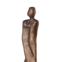 Vanity Living 46Cm Bronze Metal Aluminium Sculpture Modern Abstract Decorative Statue For Living Room, Office & Home Decor - thumbnail 3