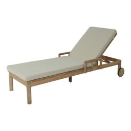 GoodHome Tiga Sand Outdoor Sunlounger Cushion (L)197Cm - thumbnail 4