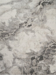 Essence Living Room Area Rug Oragnic Abstract Design Contemporary Hallway Runner Indoor Rug- Grey 120X170 - thumbnail 2