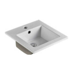 Royal Bathrooms Royal Bathroom Turin 400mm Floor Standing Cloakroom Vanity Unit Ceramic Basin Sink 1 Door Cabinet Hale Black - Matt Black Handle - thumbnail 7