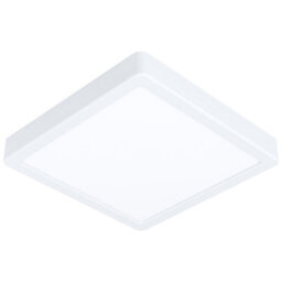 Elegant 210mm Square White Led Wall And Ceiling Light - 16.5W 3000K