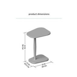 MH London Alina Side Table Solid Wood Bedside Table For Living Room And Bedroom - thumbnail 7
