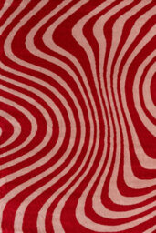 The Rugs Joli Red And Pink Striped Rug Soft Dense Pile Easy To Clean And Pet Friendly For Living Rooms And Bedrooms - thumbnail 2
