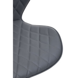 Orsina Ergonomic Grey And Black Home Office Chair, Comfortable Work From Home Chair, Movable Ergonomic Work Chair - thumbnail 6