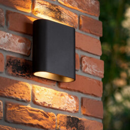 Lucide Atila Wall Light Outdoor - Led 2700K Ip54 - Black - thumbnail 3