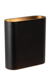 Lucide Atila Wall Light Outdoor - Led 2700K Ip54 - Black - thumbnail 1