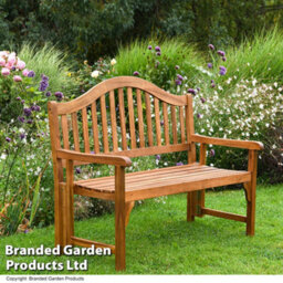 Garden Gear Two-Seater Acacia Folding Garden Outdoor Bench