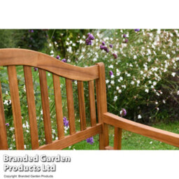 Garden Gear Two-Seater Acacia Folding Garden Outdoor Bench - thumbnail 3