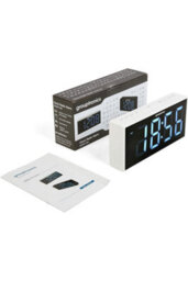 Grouptronics Gtcr-T1M White Large Digit Digital Alarm Clock Radio With 9-Inch Display And Adjustable Brightness Control - thumbnail 6