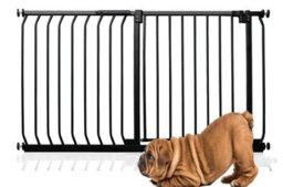 Bettacare Elite Pressure Dog Gate, 116Cm - 125Cm, Matt Black, Pressure Fit Pet Gate For Dog And Puppy - thumbnail 1