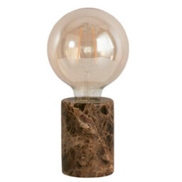 Dibor Edison Marble Hallway Bedside Table Lamp Room Décor Night Lamp Office Table Lamp With Led Bulb - thumbnail 2