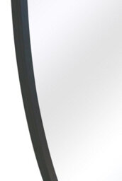 Mirroroutlet The Ovale Black Metal Framed Oval Wall Mirror 200Cm X 112Cm - thumbnail 5