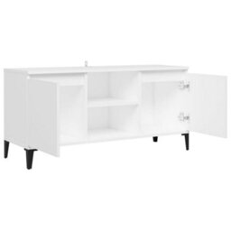 Walplus Tv Cabinet With Metal Legs White 103.5X35X50 Cm - thumbnail 7