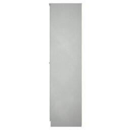 Portland Tall Triple 2 Drawer Wardrobe In Uniform Grey & Dusk Grey (Ready Assembled) - thumbnail 2