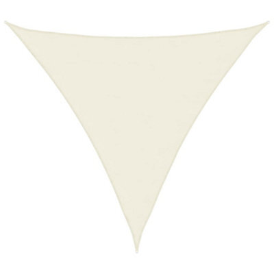 Berkfield Durable Sun Shade Sail Cream 2X2X2 M 100% Polyester Oxford