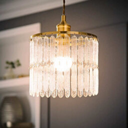 Valuelights Aldgate Textured Acrylic Ceiling Lamp Shade And Bulb - thumbnail 1