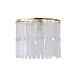 Valuelights Aldgate Textured Acrylic Ceiling Lamp Shade And Bulb - thumbnail 2