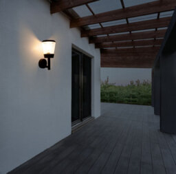 Luminosa Lighting Luminosa Elaine Outdoor Wall Lantern Urban Grey, Ip54 - thumbnail 2