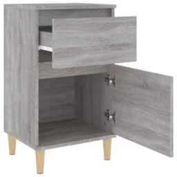Berkfield Bedside Cabinets 2 Pcs Grey Sonoma 40X35X70 Cm - thumbnail 8