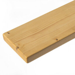 Toolty Rustic Handmade Wall Shelf, Wall Mounted, 80Cm X 14.5Cm Up Design, Light Oak, Handcrafted Vintage Style - thumbnail 3