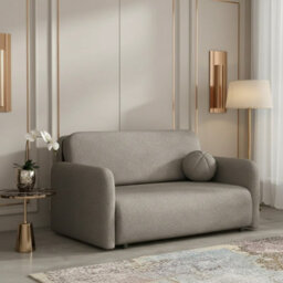 Viva Sun Iii Sofa Bed With Sleeping Function And Bedding Storage Metal Legs Chipboard Frame 150X103X85Cm Brown