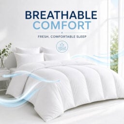 4.5 10.5 13.5 15 Tog All Season Quilt Soft Fluffy Warm Duvet White Quilted Bedding For Single Double King Super King - thumbnail 2