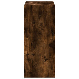 Berkfield Bookcase Smoked Oak 68.5X32X75 Cm Engineered Wood - thumbnail 5