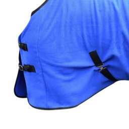 "Whitaker Bilbao Standard-Neck Fleece Horse Rug Royal Blue/navy (5 6"")" - thumbnail 2