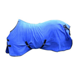 "Whitaker Bilbao Standard-Neck Fleece Horse Rug Royal Blue/navy (5 6"")" - thumbnail 1