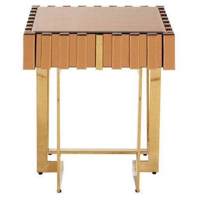 Orsina Modern Design Side Table, Spacious Nesting Table For Patio, Classic Bedside Table, Distinctive Square Table - image 1