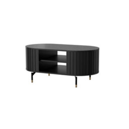 Arte Sophisticated Black Zante 6 Coffee Table 1040mm X 470mm X 560mm - Dramatic Living Solution - thumbnail 1