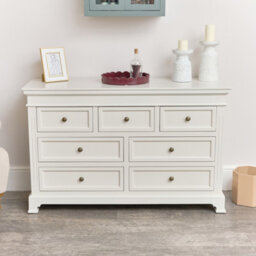 Melody Maison Large Ivory 7 Drawer Chest Of Drawers - Daventry Ivory Range - thumbnail 2