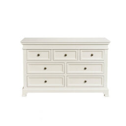 Melody Maison Large Ivory 7 Drawer Chest Of Drawers - Daventry Ivory Range - thumbnail 6