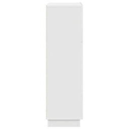 Berkfield White Writing Desk White Engineered Wood Medium - thumbnail 6