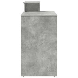 Berkfield Desk With Storage Concrete Grey 120.5X44X88.5 Cm Engineered Wood - thumbnail 6