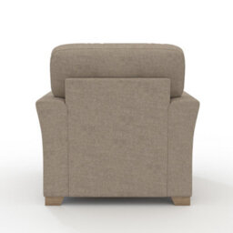Furnishings For Less UK Hartley Beige Armchair Sofa Full Back Tufted Cushions - thumbnail 4