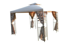 Garden Market Place Spare Roof Cover For A Leaf Design 3M Square Garden Gazebo-Beige Colour - thumbnail 2