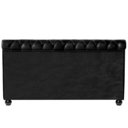 Beliani Bed Velvet Avallon 180 X 200 Cm (Eu Super King) Black - thumbnail 8