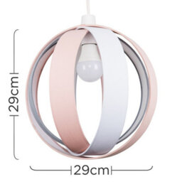 Valuelights J90 Pink Modern Fabric Globe Ceiling Light Shade (D)29Cm - thumbnail 7