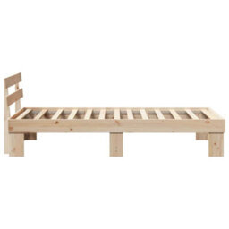 Walplus Bed Frame With Headboard Brown 90 X 200 Cm - thumbnail 6